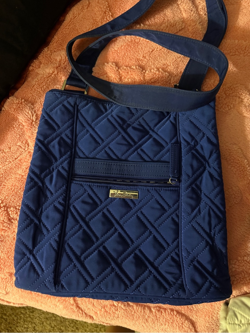 Vera Bradley Blue Quilted Crossbody Bag